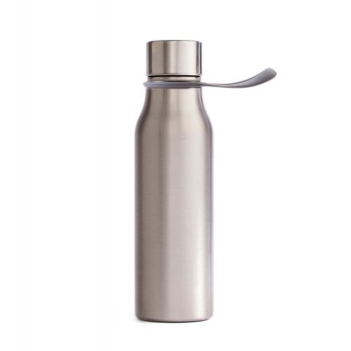 Бутылка для воды VINGA Lean из нержавеющей стали, 550 мл - темно-серый;