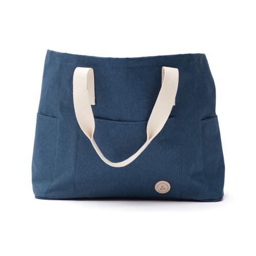 Пляжная сумка VINGA Sortino из rPET - синий;