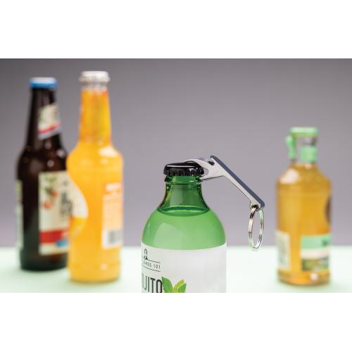 Открывалка для бутылок с кольцом из переработанного цинкового сплава RCS; - купить именные сувениры в Воронеже