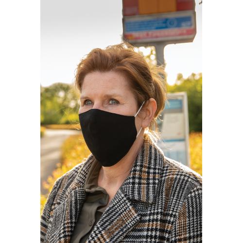 Двухслойная многоразовая маска из хлопка; - купить подарки с логотипом в Воронеже