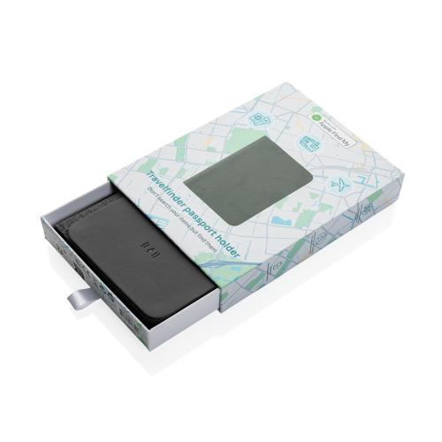 Обложка для паспорта Travelfinder с технологией Find My; - купить подарки с логотипом в Воронеже