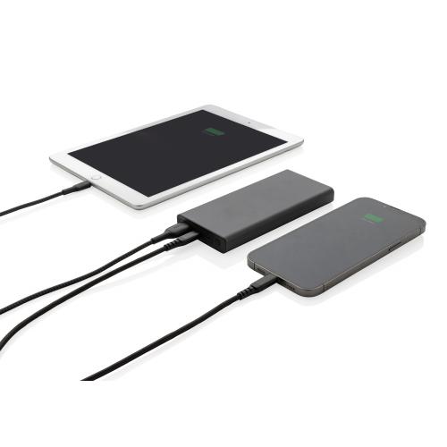 Внешний аккумулятор Terra из переработанного алюминия RCS с быстрой зарядкой, 18 Вт; - купить необычные сувениры в Воронеже