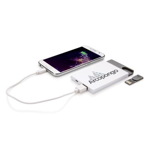 Зарядное устройство с USB–флешкой на 8 ГБ; - купить необычные сувениры в Воронеже