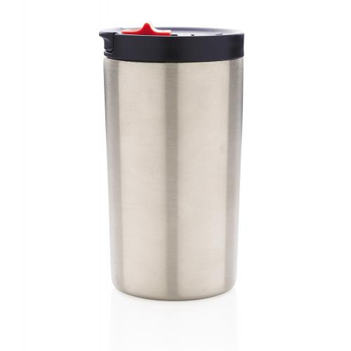 Герметичная вакуумная термокружка с двойными стенками и замком; - купить подарки с логотипом в Воронеже