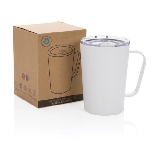 Термокружка из переработанной нержавеющей стали с ручкой ; - купить необычные подарки в Воронеже