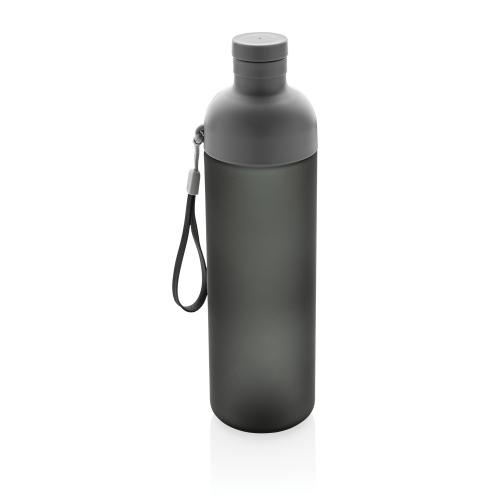 Герметичная бутылка из тритана Impact, 600 мл - черный; серый