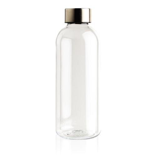 Герметичная бутылка с металлической крышкой - прозрачный;
