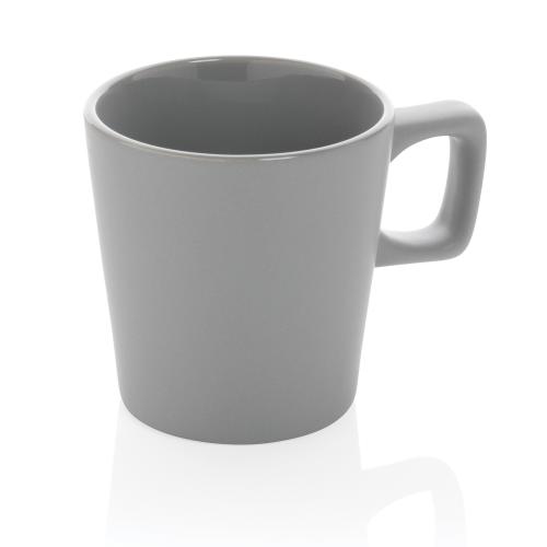 Керамическая кружка для кофе Modern - серый;