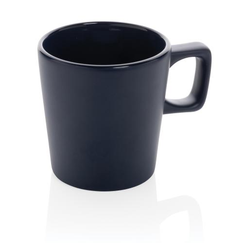 Керамическая кружка для кофе Modern - темно-синий;