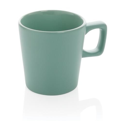 Керамическая кружка для кофе Modern - зеленый;