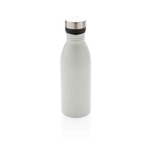 Бутылка для воды Deluxe из нержавеющей стали, 500 мл - кремовый;