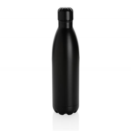 Вакуумная бутылка из нержавеющей стали, 750 мл - черный;