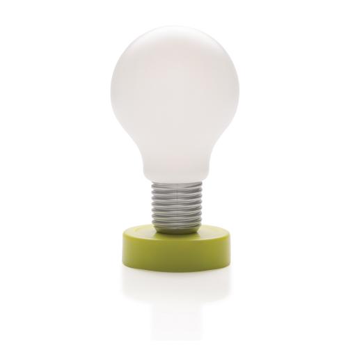 Лампа Push, зеленый - зеленый; белый