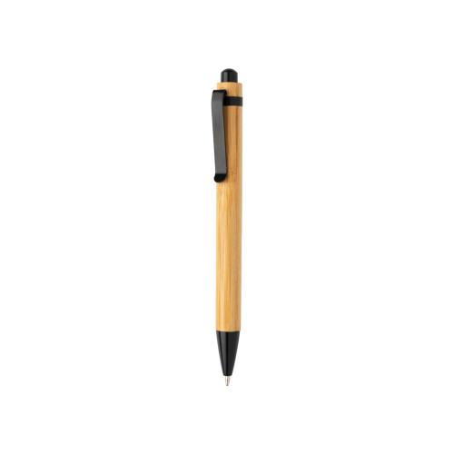 Ручка Bamboo из бамбука - черный;