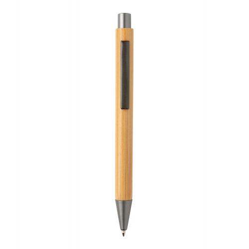 Тонкая бамбуковая ручка; - купить подарки с логотипом в Воронеже