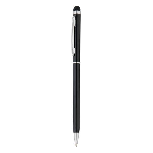 Тонкая металлическая ручка-стилус - черный;