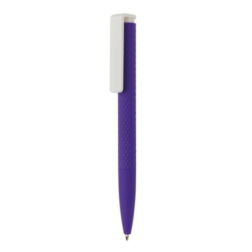 Ручка X7 Smooth Touch - фиолетовый; белый
