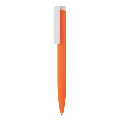 Ручка X7 Smooth Touch - оранжевый; белый