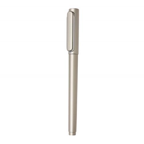 Ручка X6 с колпачком и чернилами Ultra Glide - серый;