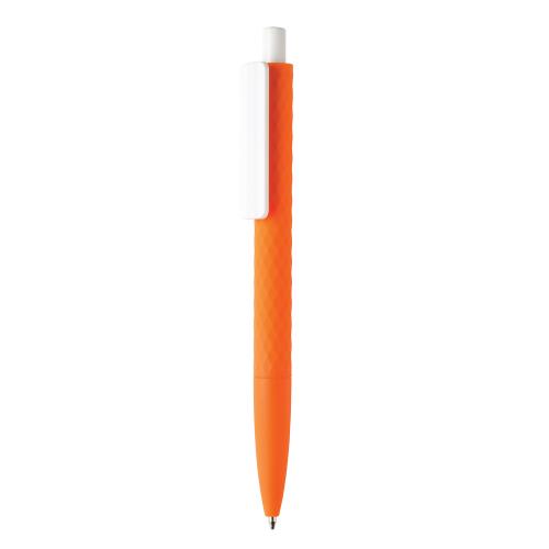 Ручка X3 Smooth Touch - оранжевый; белый