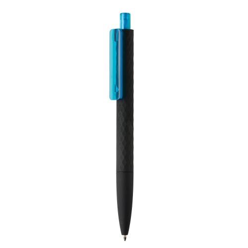 Черная ручка X3 Smooth Touch, синий - черный; синий