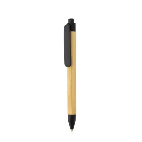 Ручка с корпусом из переработанной бумаги FSC® - черный;