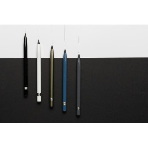 Алюминиевый вечный карандаш с ластиком и стилусом; - купить подарки с логотипом в Воронеже
