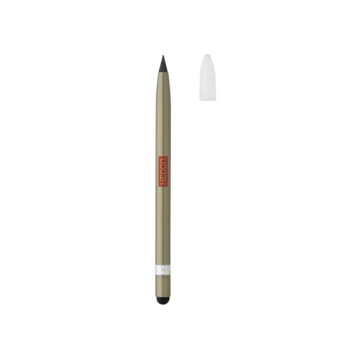 Алюминиевый вечный карандаш с ластиком; - купить именные сувениры в Воронеже