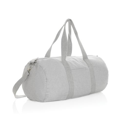 Спортивная сумка Impact из переработанного неокрашенного канваса AWARE™, 285 г/м² - серый;