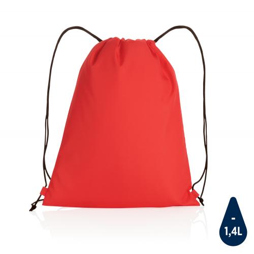 Плотный рюкзак на шнурке Impact из RPET AWARE™ - красный;