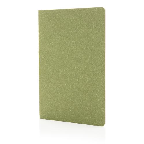 Тонкий блокнот Standard в мягкой обложке, А5 - зеленый