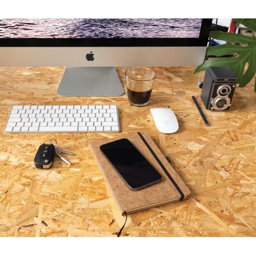 Блокнот в твердой обложке Cork; - купить именные сувениры в Воронеже