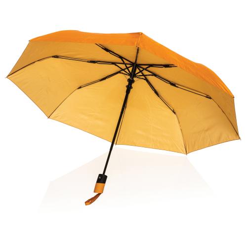Автоматический зонт Impact из rPET AWARE™ 190T, d97 см - солнечный оранжевый;