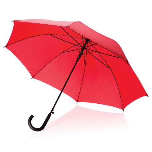 Зонт-трость полуавтомат, d115 см - красный;