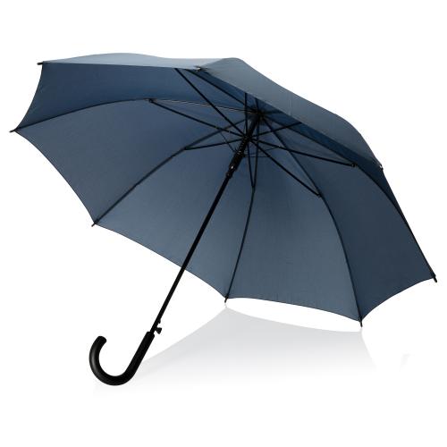 Автоматический зонт-трость, d115 см, темно-синий - синий