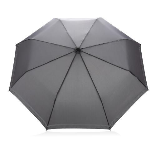 Компактный зонт Impact из RPET AWARE™ со светоотражающей полосой; - купить именные сувениры в Воронеже