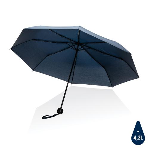 Компактный зонт Impact из RPET AWARE™, d95 см - темно-синий;