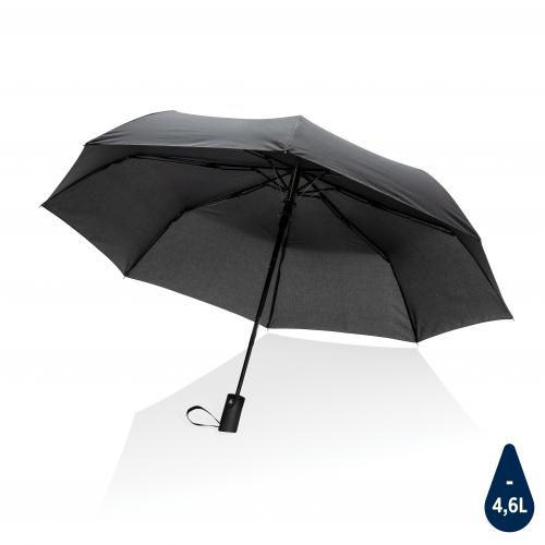 Зонт с автоматическим открыванием Impact из RPET AWARE™ 190T, d97 см - черный;