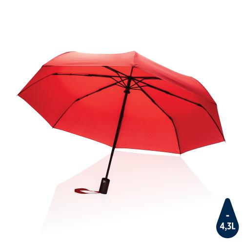 Плотный зонт-автомат Impact из RPET AWARE™, d94 см - красный;