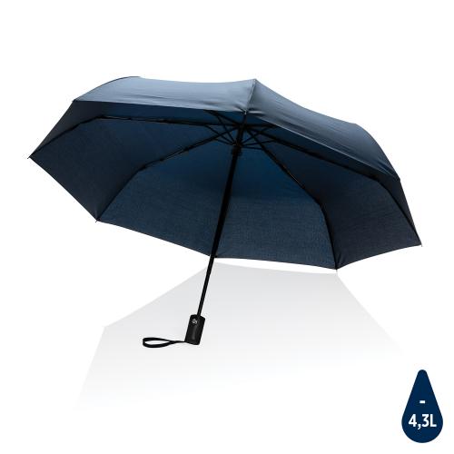 Плотный зонт-автомат Impact из RPET AWARE™, d94 см - темно-синий;