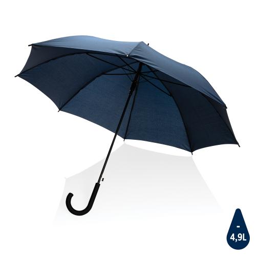 Автоматический зонт-трость Impact из RPET AWARE™, d103 см - темно-синий;