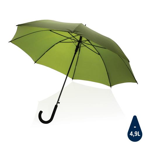 Автоматический зонт-трость Impact из RPET AWARE™, d103 см - зеленый;